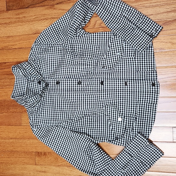 White House Black Market Houndstooth Moto Jacket - Picture 4 of 17